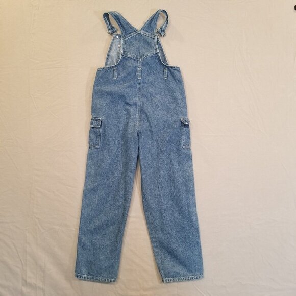 Baggy Overalls Disney Girls Jeans Bibs Embroidered Snow White Seven Dwarfs - Picture 13 of 16